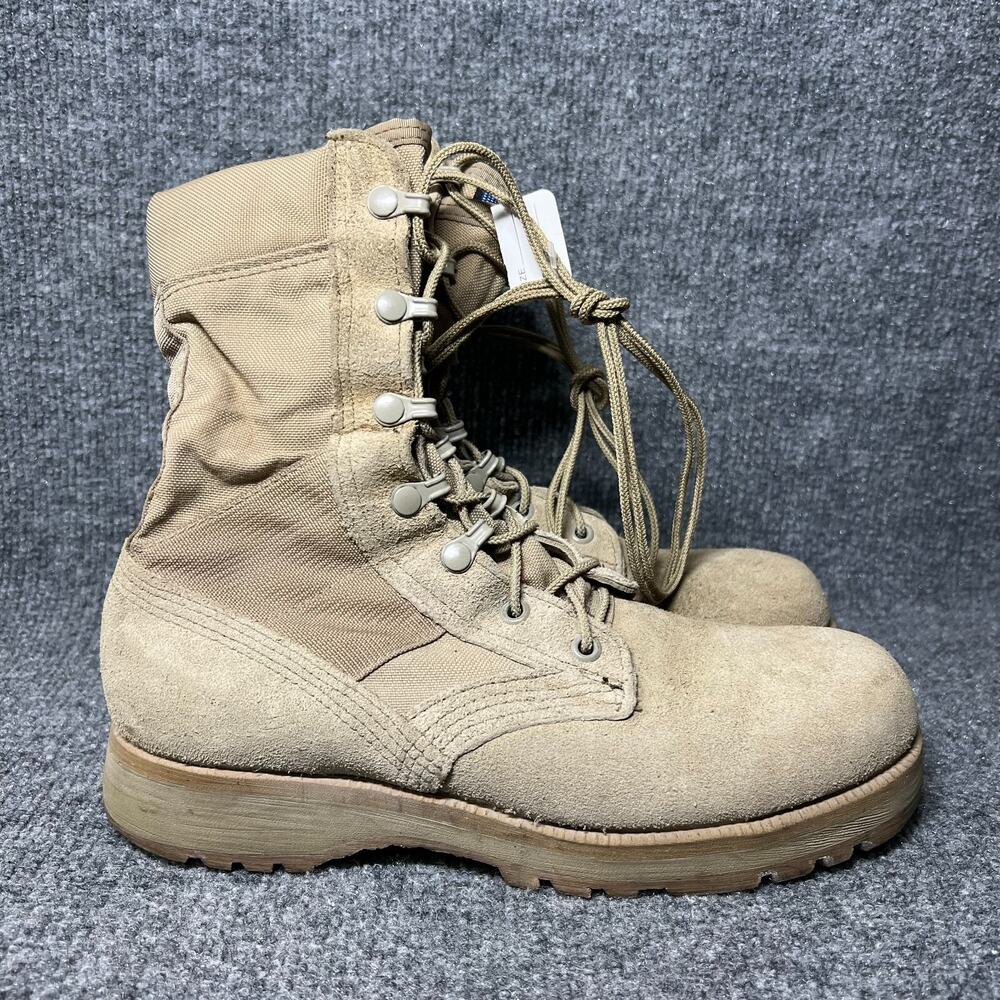 Altama Hot Weather Men's US 6 Boot Beige Suede Military Mid-Calf Combat Boots